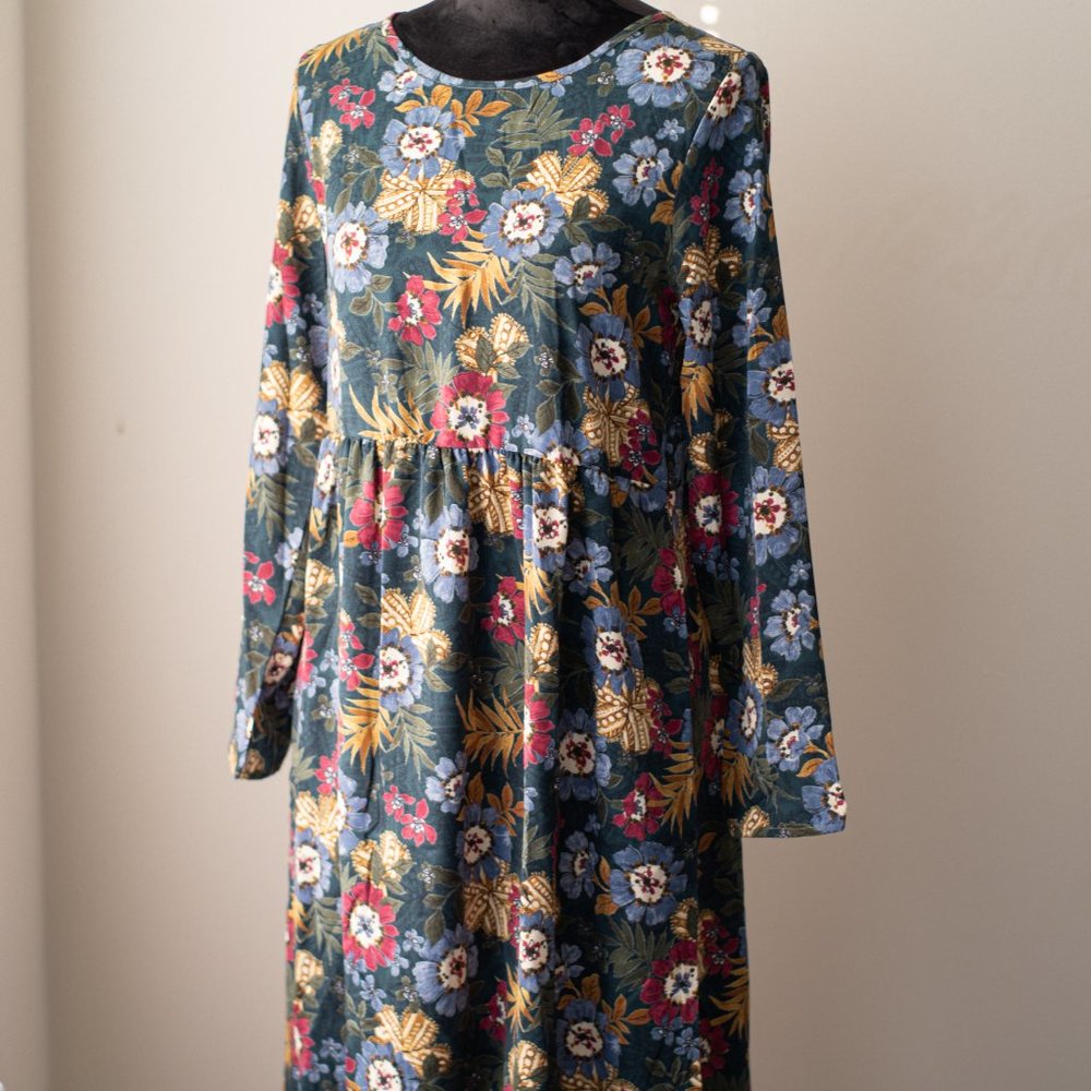 floral midi dress